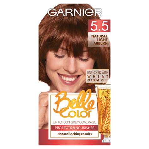 buy garnier belle color permanent 5 5 light natural auburn