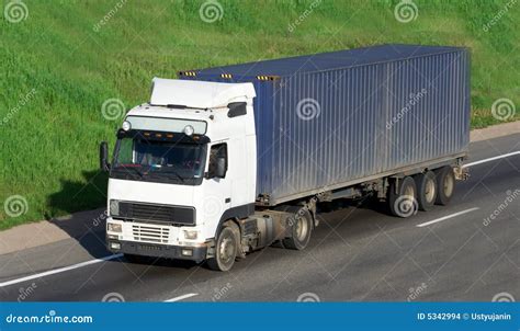 truck   road stock photo image  deliver long
