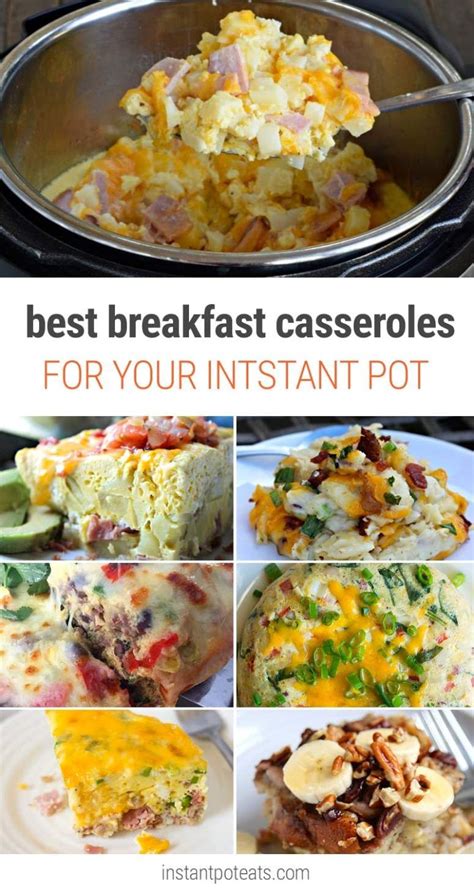 instant pot breakfast casserole recipes food recipes instant pot