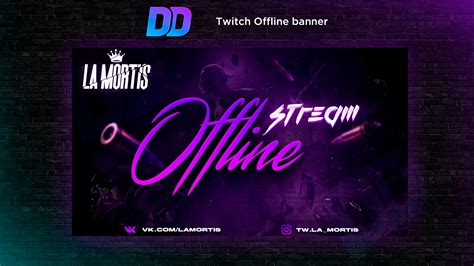 Artstation Offline Banner For Twitch Danil Vasilenko