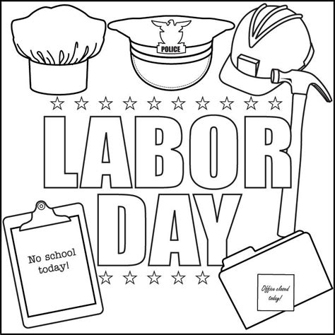 labor day coloring pages printable  wallpapers images coloring home