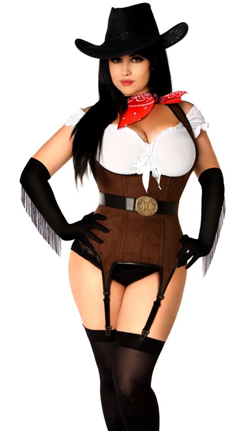 Plus Size Deluxe Country Cowgirl Costume Plus Size Cowgirl Costume