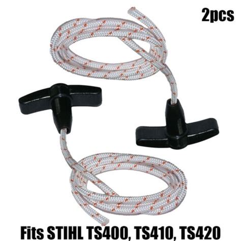 pcs  recoil starter handle  mm rope  stihl ts ts ts ts ebay