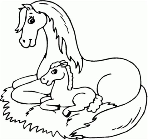 coloring pages horses  ponies subeloa