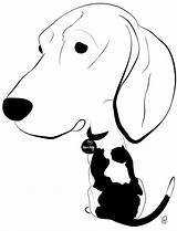Walker Dog Coonhound Treeing sketch template