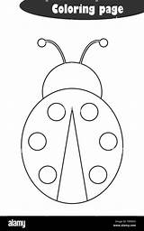 Ladybug Alamy sketch template