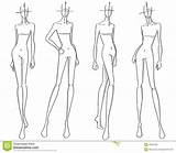 Poses Fashion Figure Drawing Female Illustration Model Drawings Sketch Mode Different sketch template