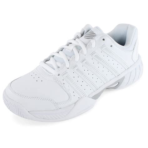 tennis express  swiss womens express leather tennis shoes white  silver