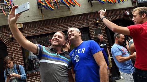 Stonewall Inn Historic Site Of Gay Rights Movement Celebrates After