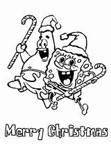 Coloring Patrick Pages Spongebob Popular Christmas sketch template