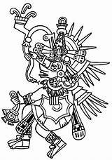 Aztec Coloring Pages Mayan Warrior Tlaloc Calendar Sun Color Kids Stone Printable Drawings Getcolorings Mexican Maya Choose Board Colorings Aztecs sketch template