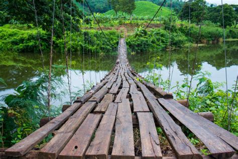 wooden bridges stock  pictures royalty  images istock