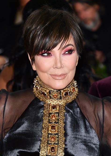 pictures  chris jenner hairstyle bob kris jenner messy cut messy