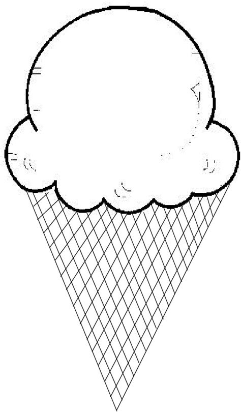 ice cream template clipart