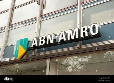 abn amro sign logo bank amsterdam netherlands holland europe stock photo alamy
