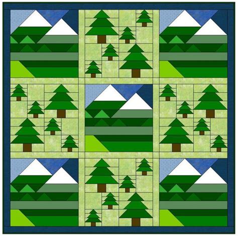 elevation quilt  earth day pattern aqs blog tree quilt block