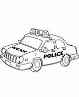 Motorcars Police sketch template