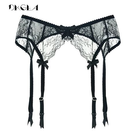 fashion new black stocking garters lace embroidery s m l xl size