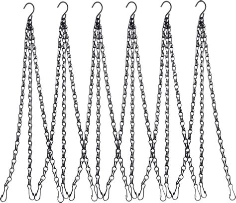 nrpfell  pack hanging chain heavy duty cm hanging flower basket replacement chain  point