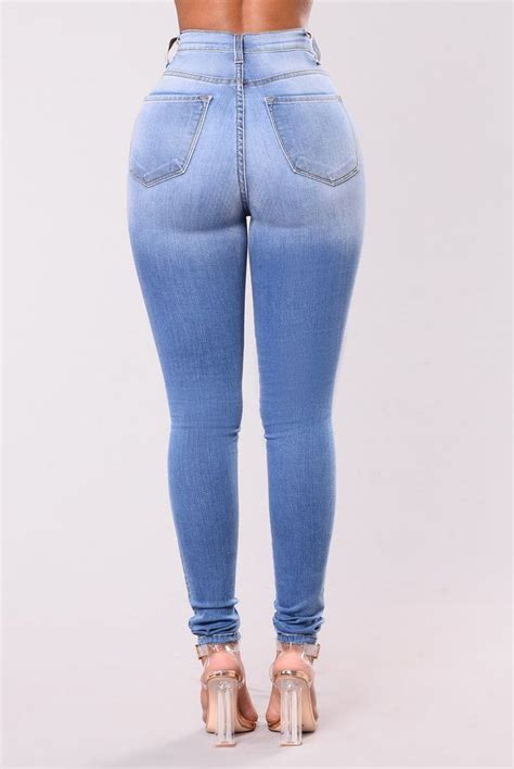 classic high waist skinny jeans light blue tight jeans girls pants