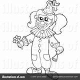 Girl Jester Clown Clipart Coloring Pages Template sketch template