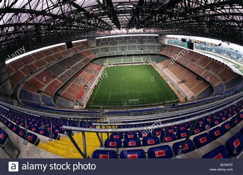 1990 stadio giuseppe meazza milan interior view of the