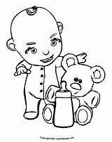 Coloring Bottle Baby Clipart Water Cliparts Pages Library Book Popular Cartoon sketch template