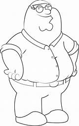 Peter Griffin Coloring Pages Drawing Guy Family Brian Linework Colouring Clipart Line Drawings Color Deviantart Getcolorings Print Printable Clip Work sketch template