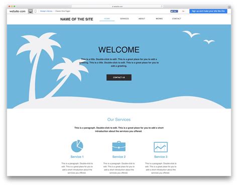 blank website templates   face desain