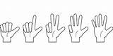 Hand Fingers Counting Pixabay Two sketch template