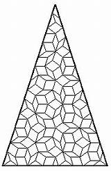 Penrose Mathematical Tourist Portion Rhomb sketch template