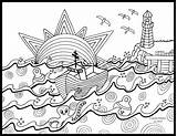 Nautical Coloring Pages Getdrawings Star sketch template