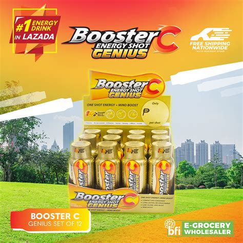 official store booster  energy shot genius memory  concentration