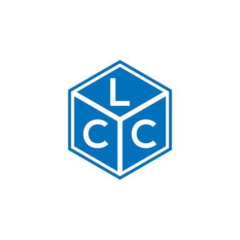 lcc letter logo design  black background lcc creative initials