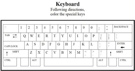 keyboard critters computer kindergarten worksheet