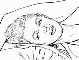 Coloring Monroe Marilyn Warhol Andy Pages Sketch Getcolorings Getdrawings Template sketch template