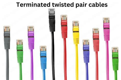 advantages  disadvantages  characteristics twisted pair cable