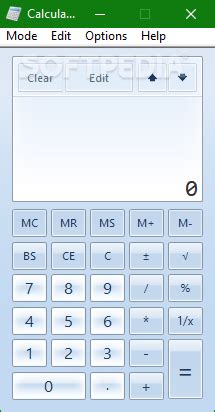 windows calculator  equipped   large variety  methods