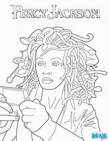 Percy Medusa Thief Lightning Book Pottery Annabeth Hellokids Colorings Drucken sketch template