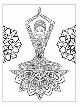 Yoga Meditation Printable Pose Zen Getcolorings Chakra sketch template