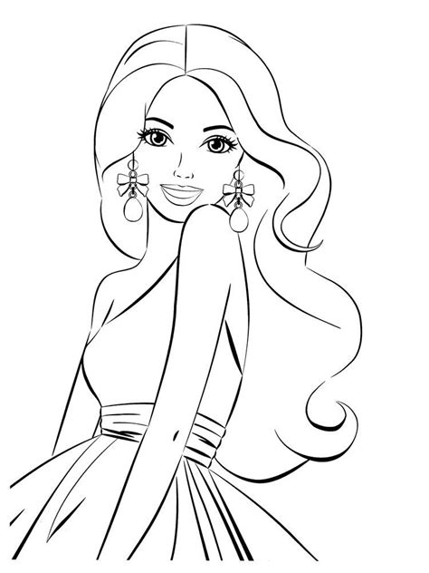 barbie coloring pages youtube     girls   world
