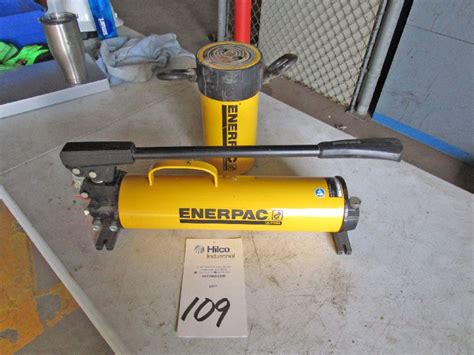 enerpac model p  psi hydraulic hand pump  speed ultima  rc  series duo