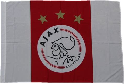 ajax vlag logo  cm roodwit