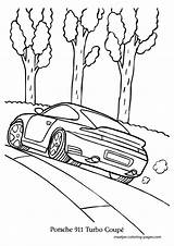 Porsche Coloring 911 Pages Kleurplaten Auto Kleurplaat Turbo Automobile Colorear Para Dibujos Voiture Autos Gif Print Easy Porche Nl Browser sketch template