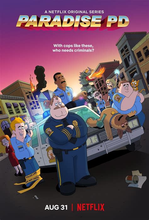 netflixs paradise pd   trailer  premiere date announced  adult animated comedy