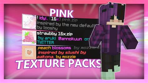 pink texture packs youtube