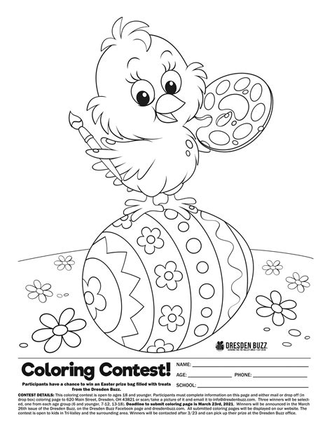 annual coloring contest   dresden buzz