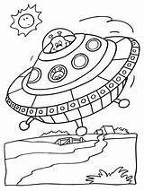 Ufo Coloring Pages Getcolorings Printable Getdrawings sketch template