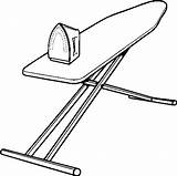Ironing Clipart sketch template