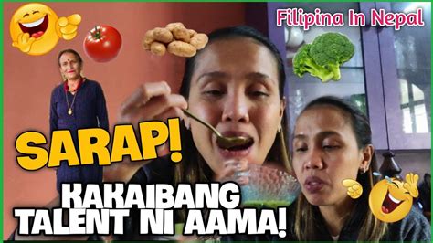 Aamas Got Talent😳 Mapapa Wow Ka😆 Sarap Filipina In Nepal ️ Youtube